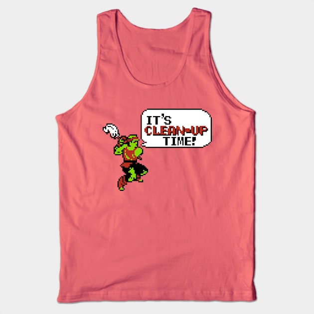 Toxic Crusaders - It's Clean Up Time! Tank Top by retroworldkorea